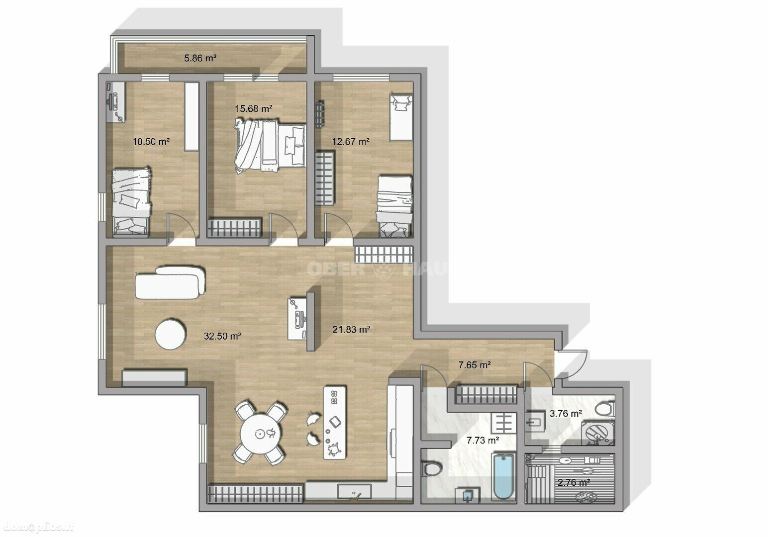 Продается 3 комнатная квартира Vilniuje, Pašilaičiuose, Laisvės pr.