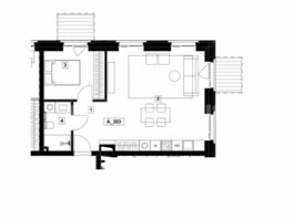 2 rooms apartment for sell Vilniuje, Senamiestyje