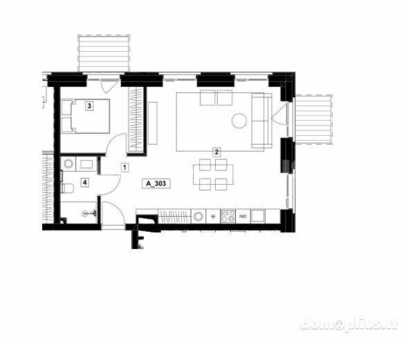 Продается 2 комнатная квартира Vilniuje, Senamiestyje