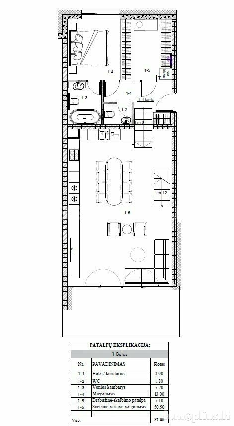 Продается 5 комнатная квартира Vilniuje, Rasos