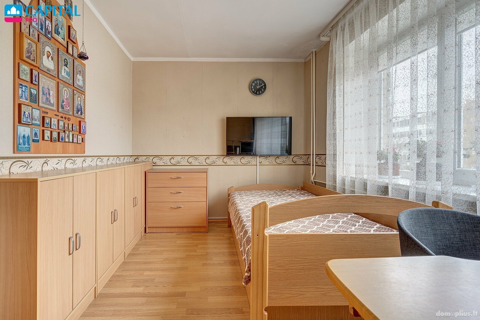 2 rooms apartment for sell Vilniuje, Naujoji Vilnia, Pergalės g.