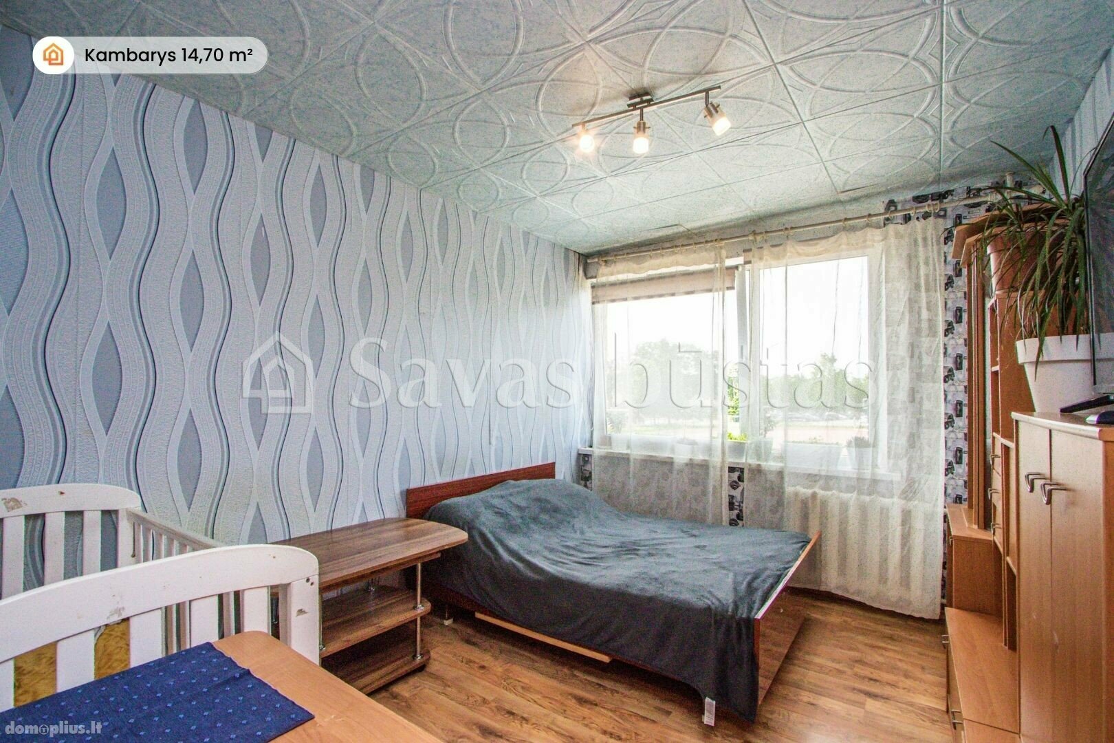 Parduodamas 2 kambarių butas Šiaulių rajono sav., Kuršėnuose, Užmiesčio g.