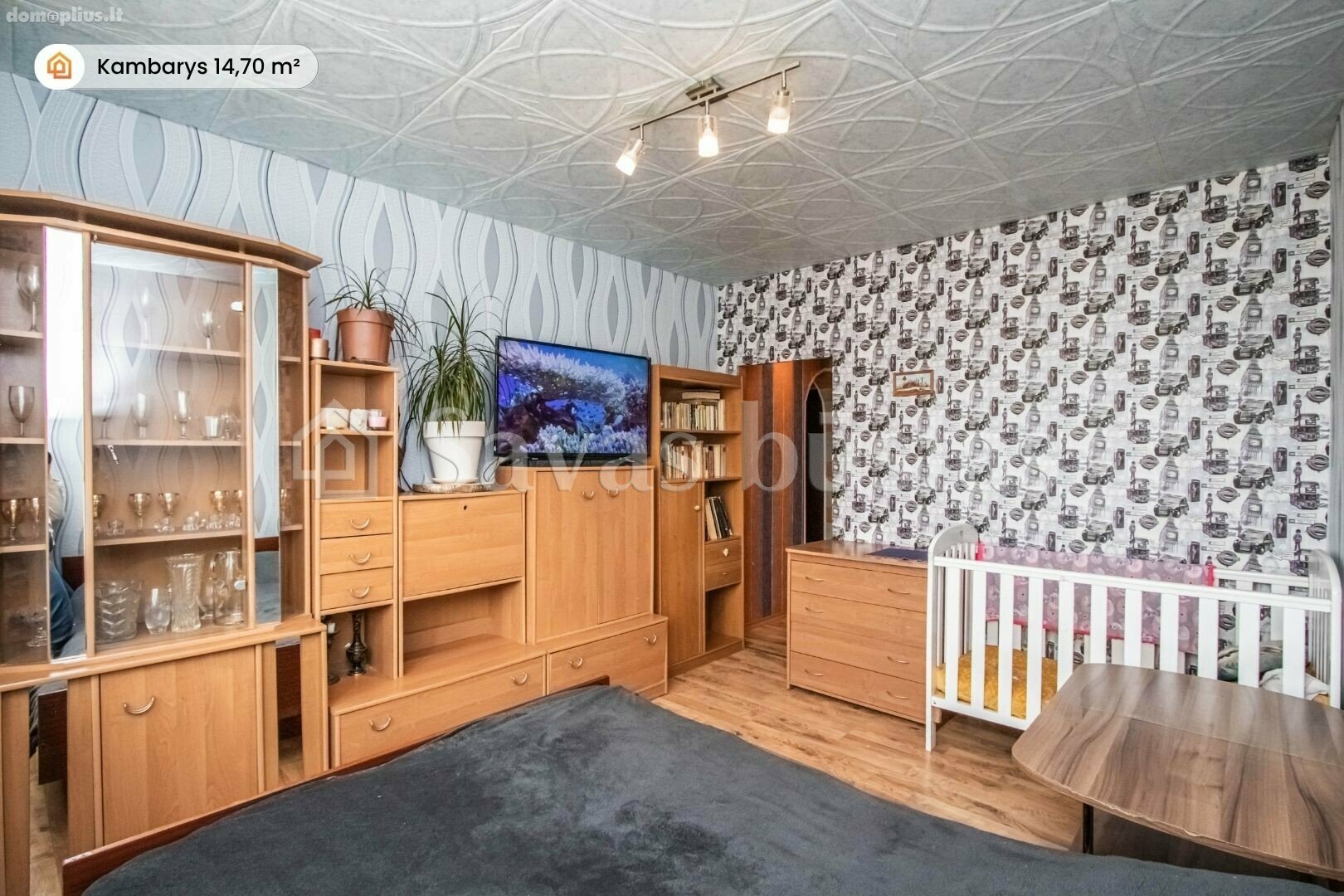 Parduodamas 2 kambarių butas Šiaulių rajono sav., Kuršėnuose, Užmiesčio g.