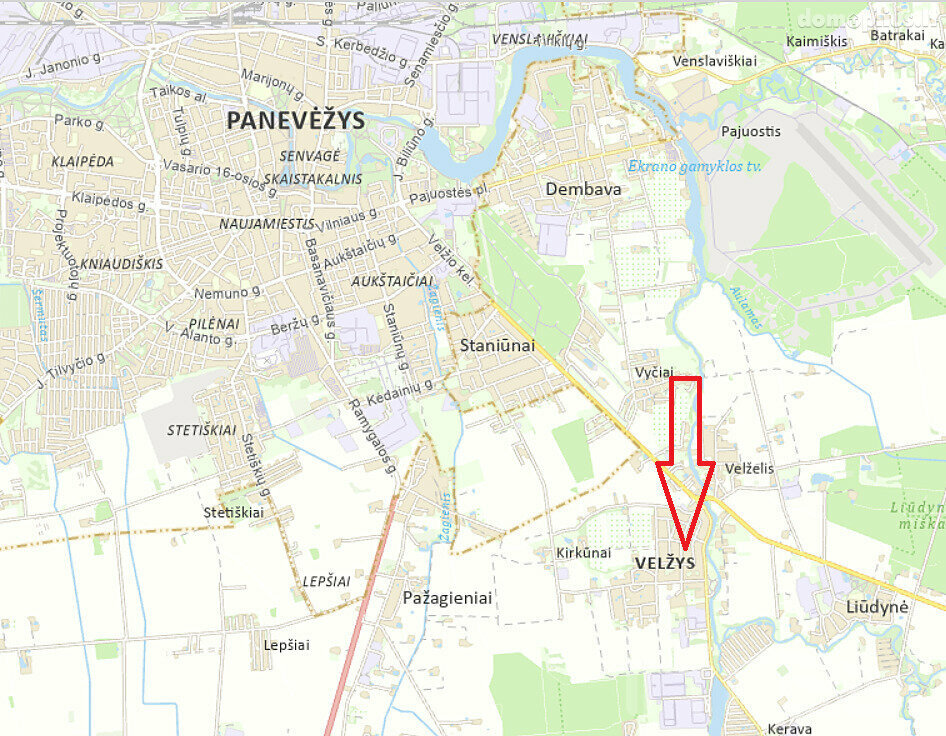 Parduodamas 2 kambarių butas Panevėžio rajono sav., Velžyje, Žemdirbių g.