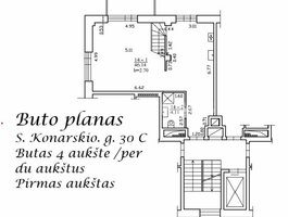 Продается 3 комнатная квартира Vilniuje, Naujamiestyje, S. Konarskio g.
