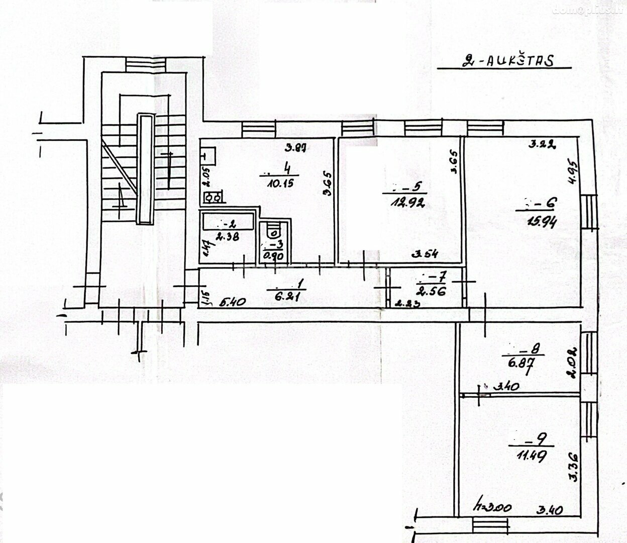4 rooms apartment for sell Panevėžyje, Centre