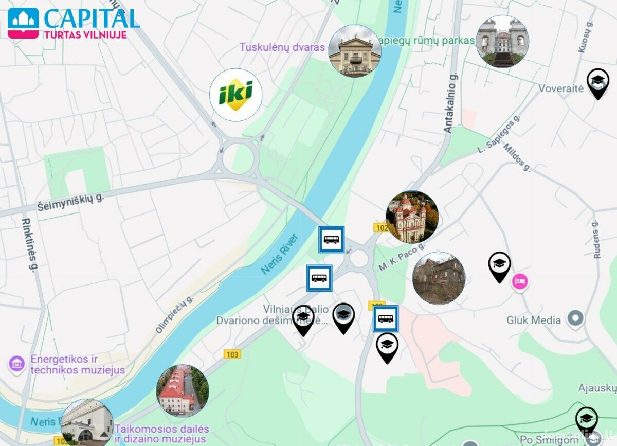Продается 3 комнатная квартира Vilniuje, Antakalnyje, Pavasario g.