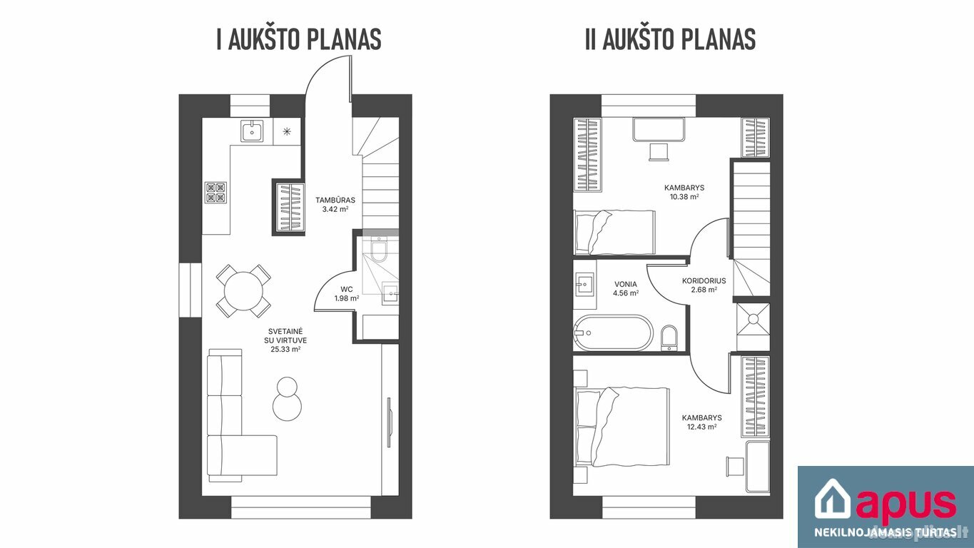 Продается 3 комнатная квартира Vilniuje, Kalnėnuose