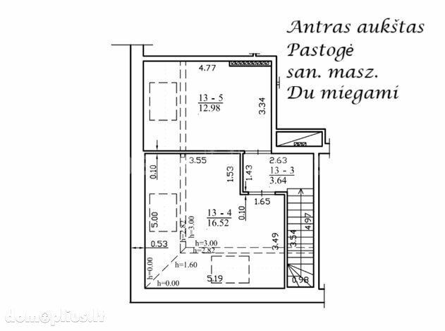 3 rooms apartment for sell Vilniuje, Naujamiestyje, S. Konarskio g.