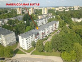 2 kambarių butas Šiauliuose, Lieporiuose, Lieporių g.