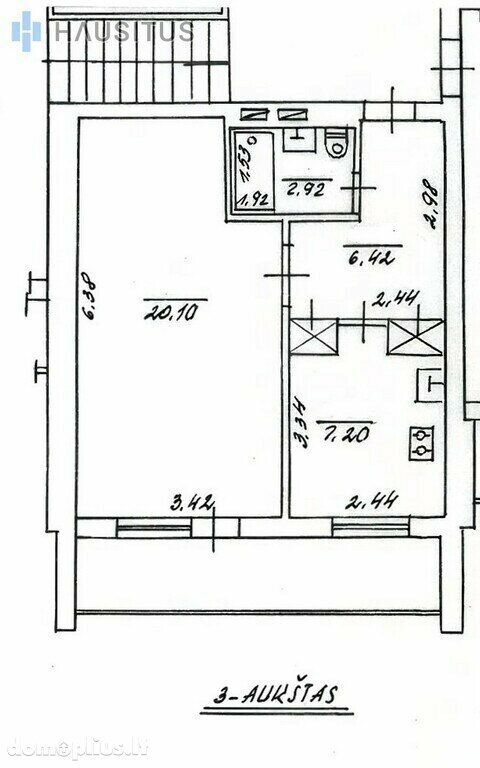 1 room apartment for sell Panevėžyje, Centre, Radviliškio g.
