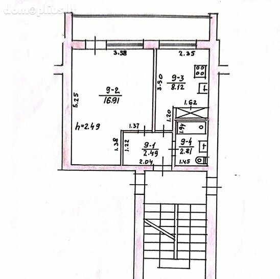 1 room apartment for sell Anykščių rajono sav., Anykščiuose, Ramybės g.
