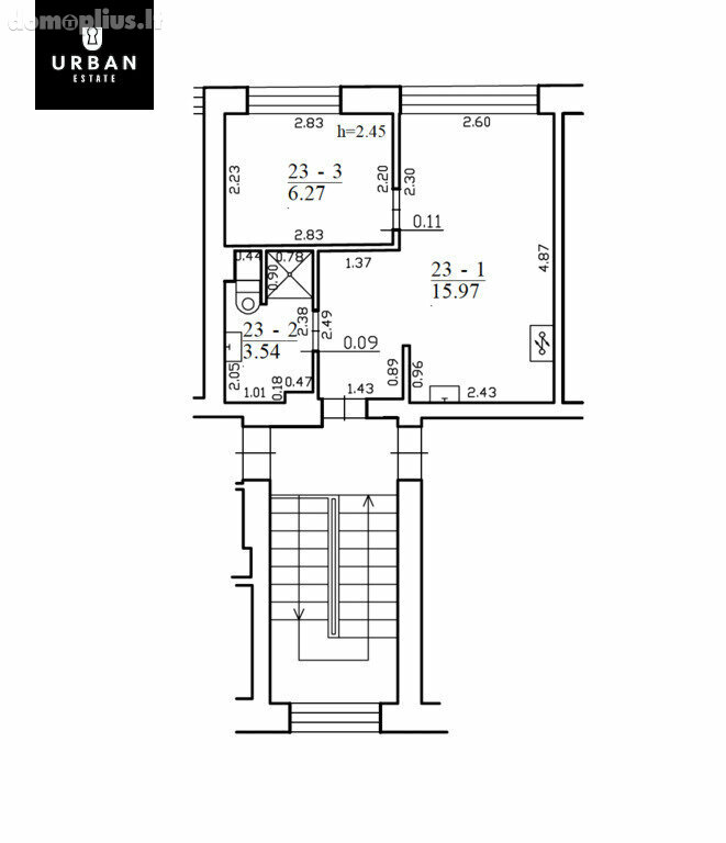 Продается 2 комнатная квартира Vilniuje, Antakalnyje, Antakalnio g.