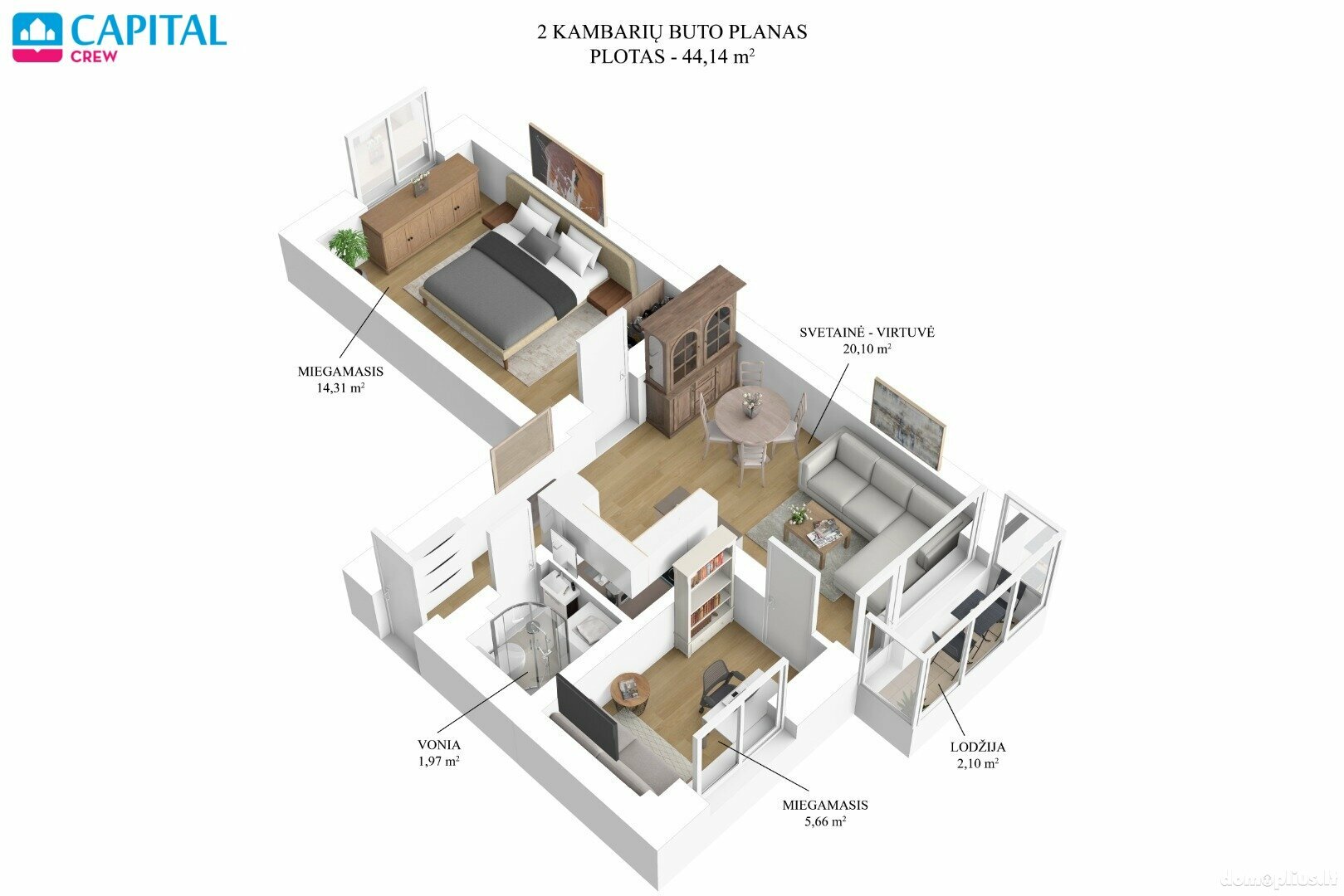 Продается 3 комнатная квартира Vilniuje, Naujamiestyje, Savanorių pr.