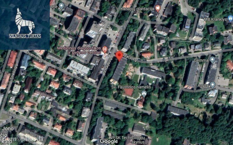 1 room apartment for rent Vilniuje, Antakalnyje, V. Grybo g.