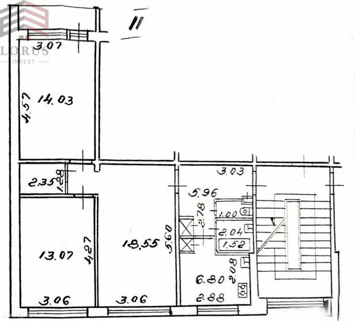 Продается 3 комнатная квартира Vilniuje, Lazdynuose, Žėručio g.