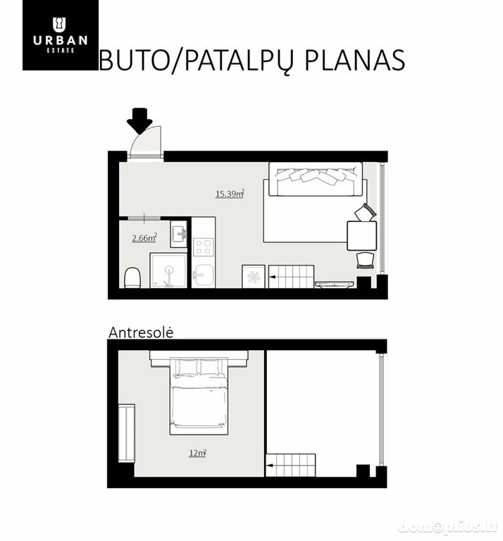 Продается 2 комнатная квартира Vilniuje, Žemieji Paneriai, Liepsnos g.