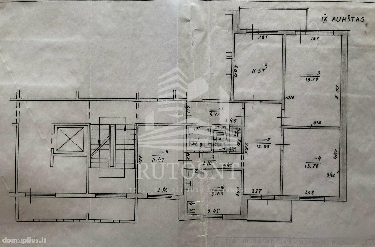 Parduodamas 4 kambarių butas Klaipėdoje, Bandužiuose, Jūrininkų pr.