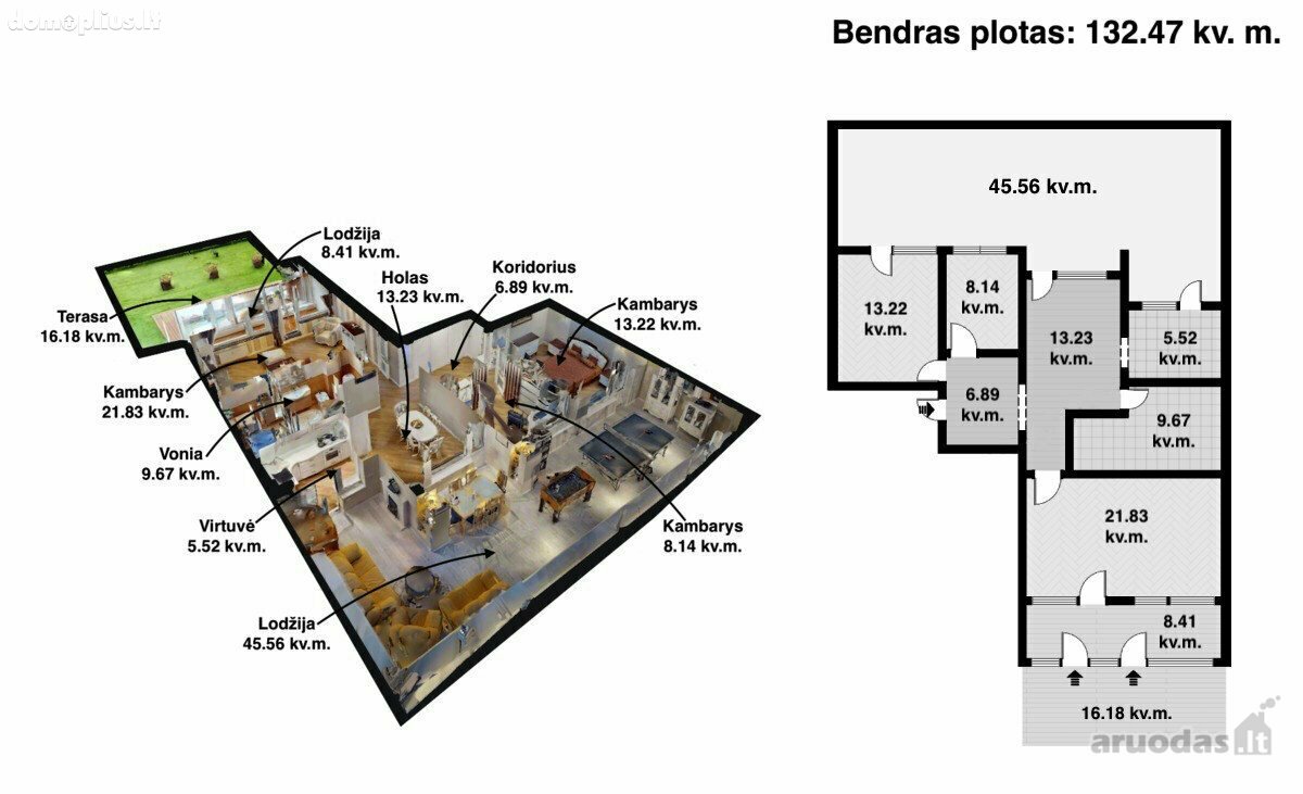 Сдаю 3 комнатную квартиру Klaipėdoje, Centre, Danės g.