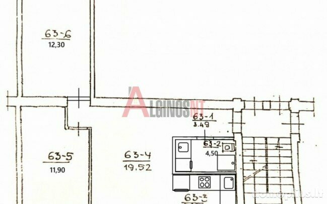 Продается 3 комнатная квартира Klaipėdoje, Sportininkuose, Sportininkų g.