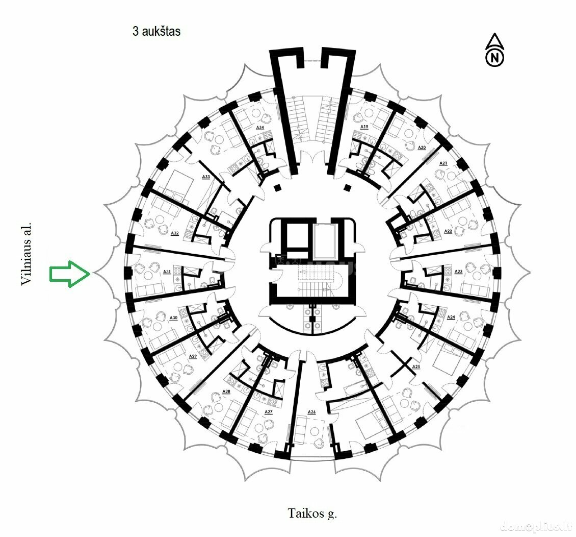 Продается 1 комнатная квартира Druskininkų sav., Druskininkuose, Taikos g.