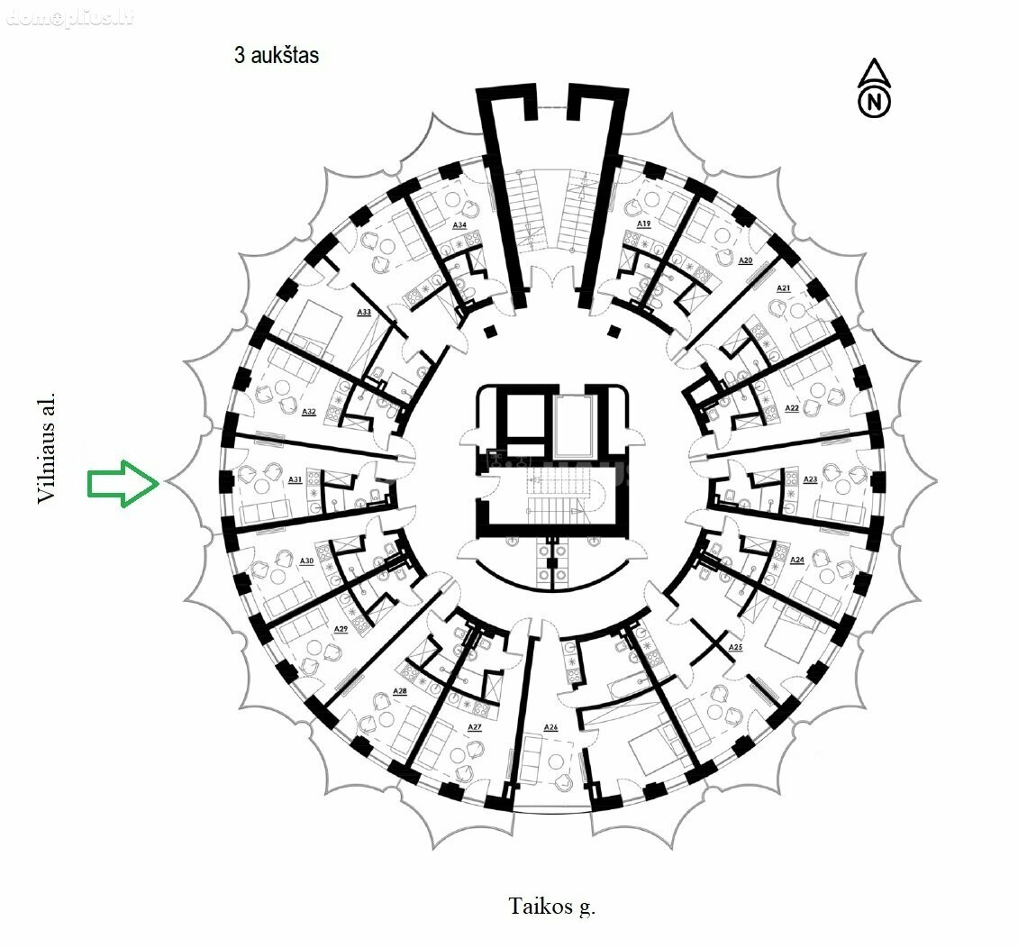 Продается 1 комнатная квартира Druskininkų sav., Druskininkuose, Taikos g.
