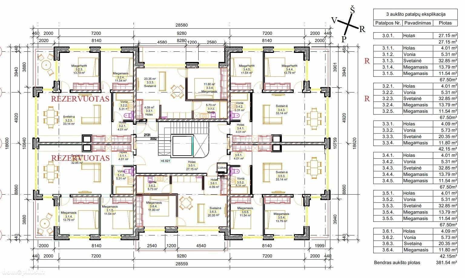 Продается 2 комнатная квартира Druskininkų sav., Druskininkuose, V. Kudirkos g.