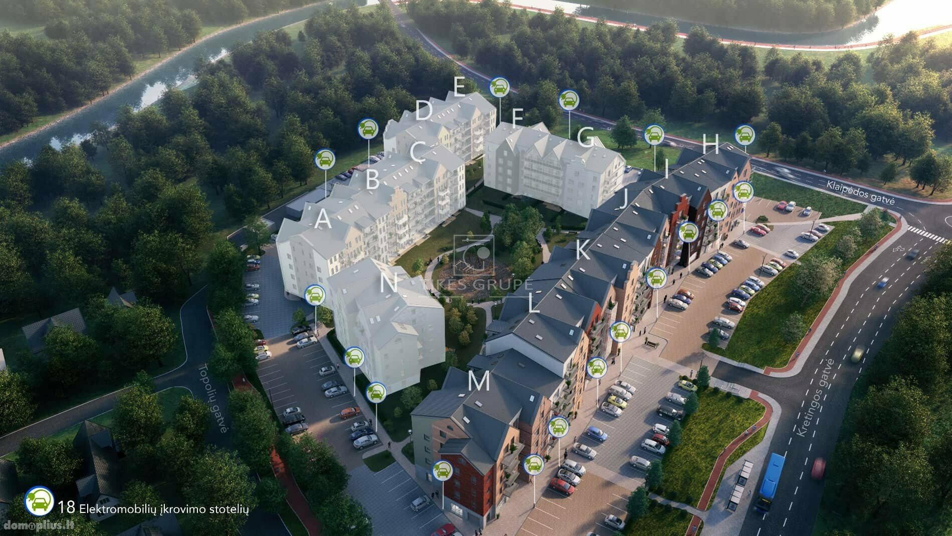 Продается 3 комнатная квартира Klaipėdoje, Miško, Kretingos g.