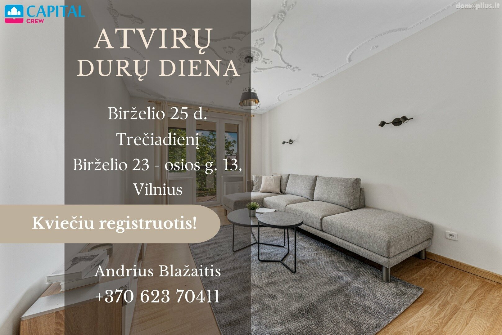 Продается 3 комнатная квартира Vilniuje, Naujamiestyje, Birželio 23-iosios g.