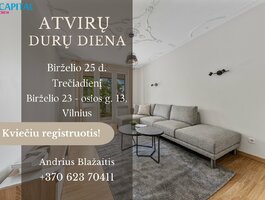 Продается 3 комнатная квартира Vilniuje, Naujamiestyje, Birželio 23-iosios g.