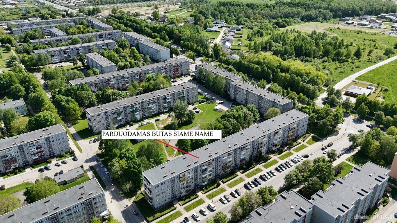 Parduodamas 4 kambarių butas Šiauliuose, Lieporiuose, Lieporių g.
