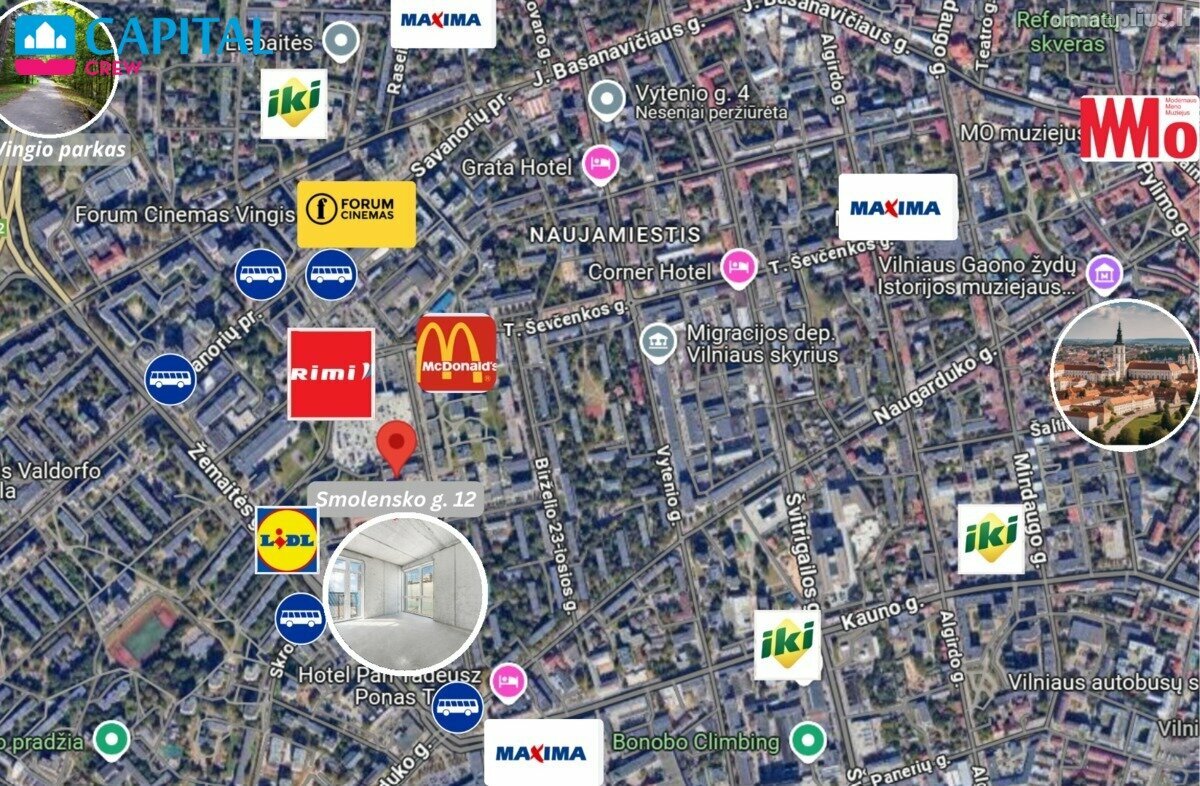 Продается 2 комнатная квартира Vilniuje, Naujamiestyje, Smolensko g.