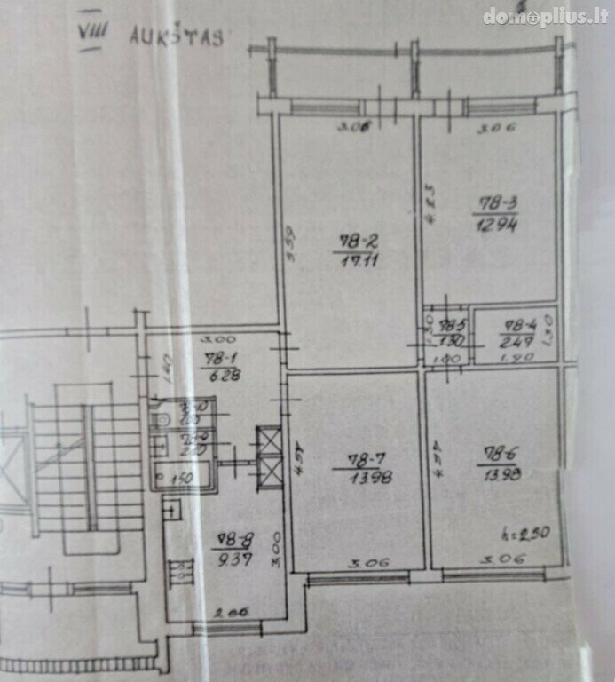 Продается 4 комнатная квартира Šiauliuose, Dainiuose, Aido g.
