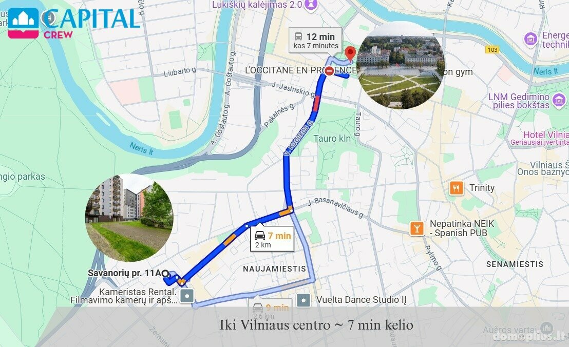 Продается 1 комнатная квартира Vilniuje, Naujamiestyje, Savanorių pr.