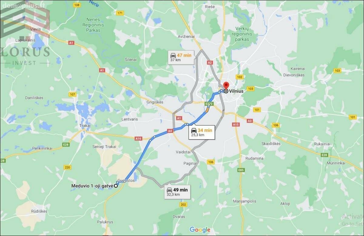 3 kambarių buto nuoma Vilniuje, Šeškinėje, Paberžės g.