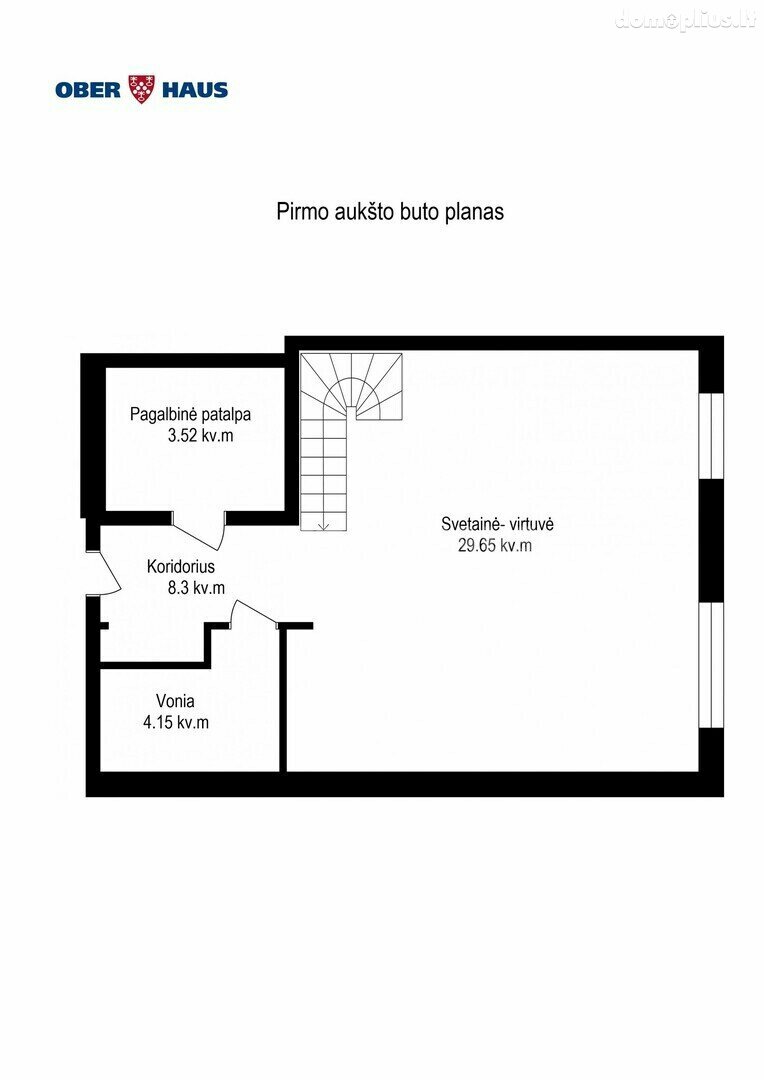 Parduodamas 3 kambarių butas Klaipėdoje, Senamiestyje