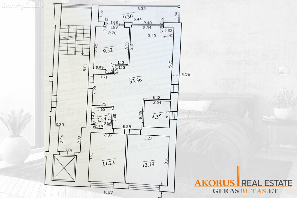 4 rooms apartment for sell Vilniuje, Lazdynuose, Erfurto g.