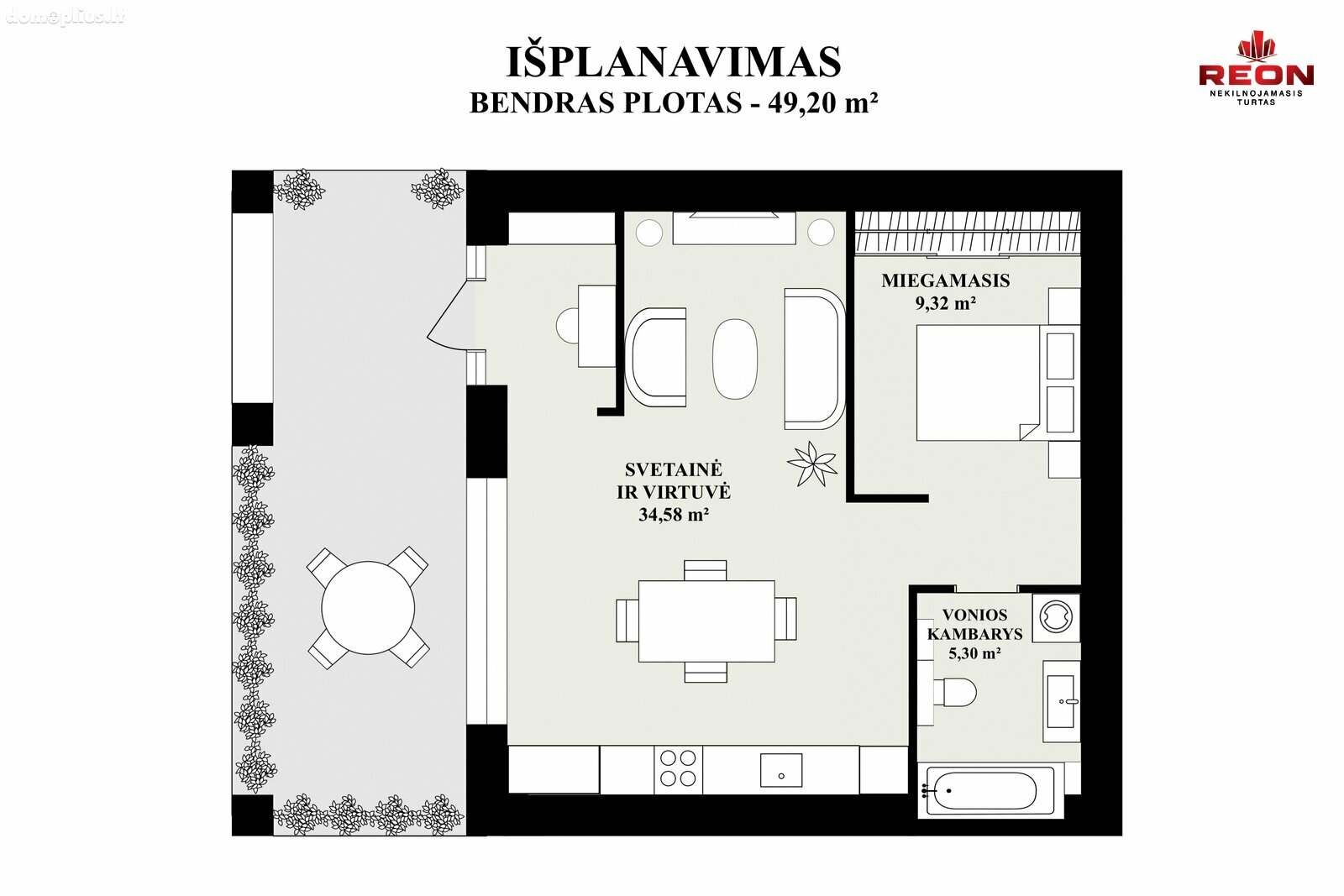 2 rooms apartment for sell Vilniuje, Senamiestyje, Lydos g.