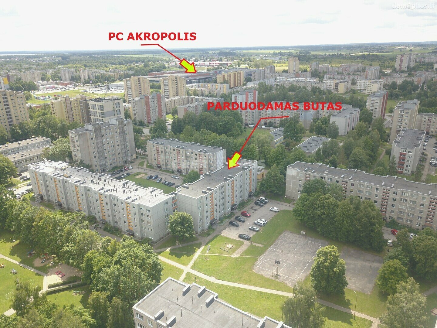 Parduodamas 2 kambarių butas Šiauliuose, Dainiuose, Lyros g.