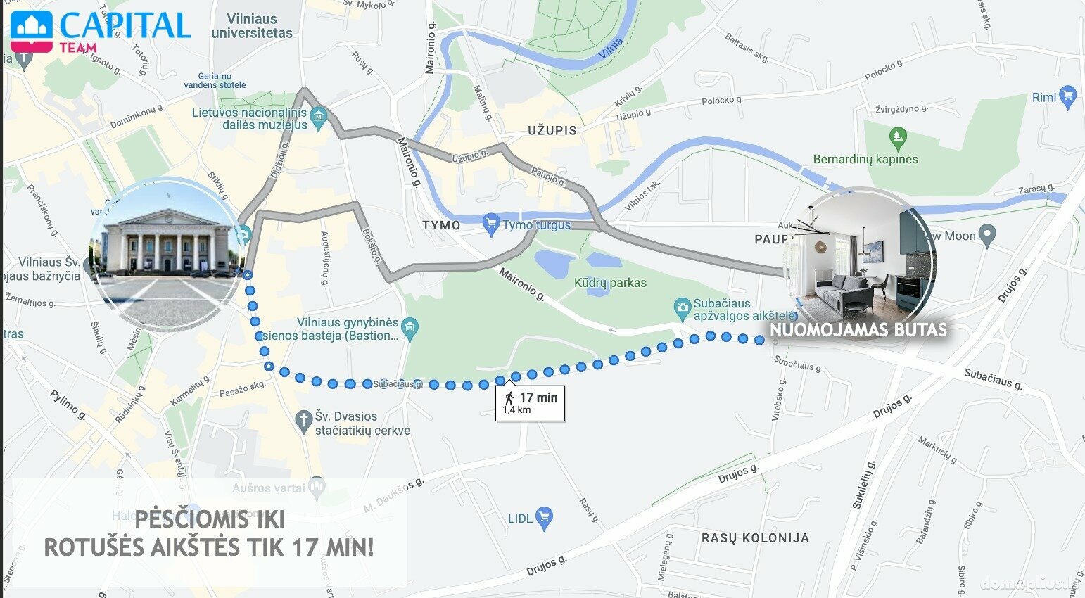 Сдаю 2 комнатную квартиру Vilnius, Vilniuje, Krivūlės g.