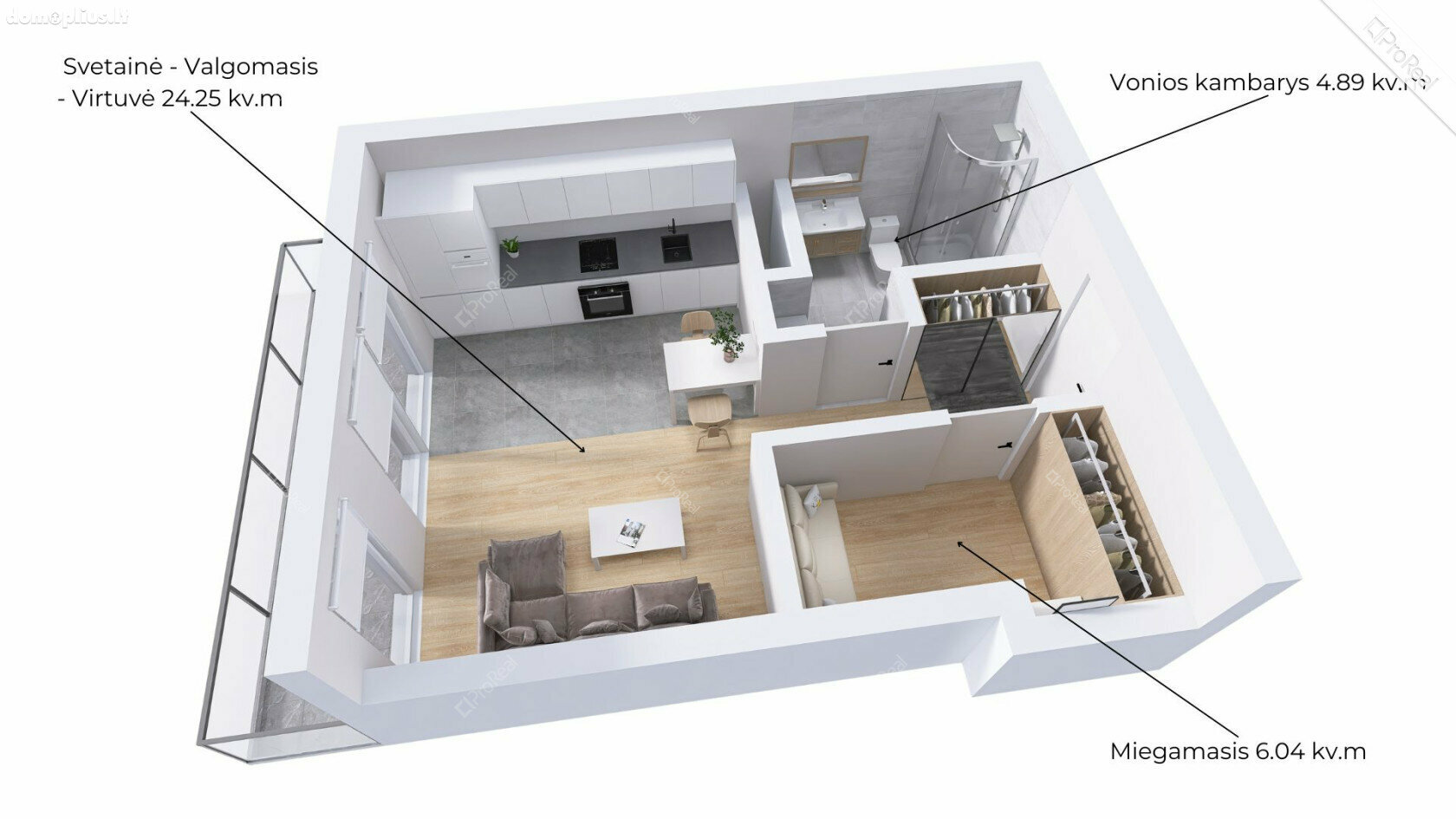 Продается 2 комнатная квартира Vilniuje, Jeruzalėje, Visorių g.
