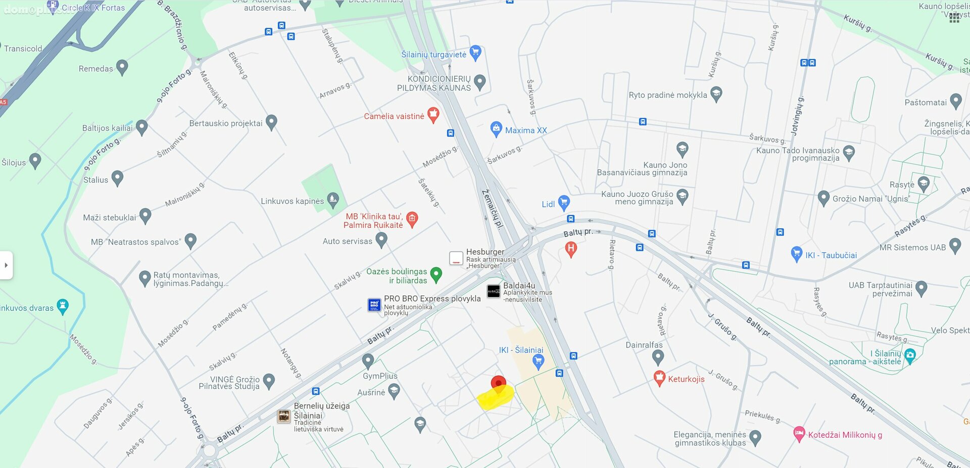 Продается 2 комнатная квартира Kaune, Šilainiuose, Baltų pr.