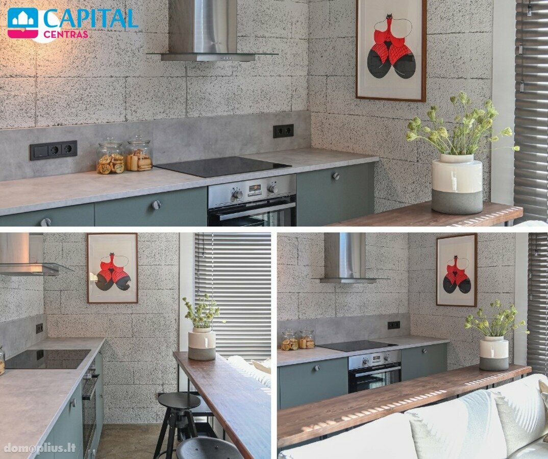 2 rooms apartment for rent Vilniuje, Naujamiestyje, Kauno g.