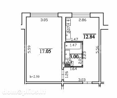 Продается 1 комнатная квартира Vilniuje, Šnipiškėse, Kalvarijų g.