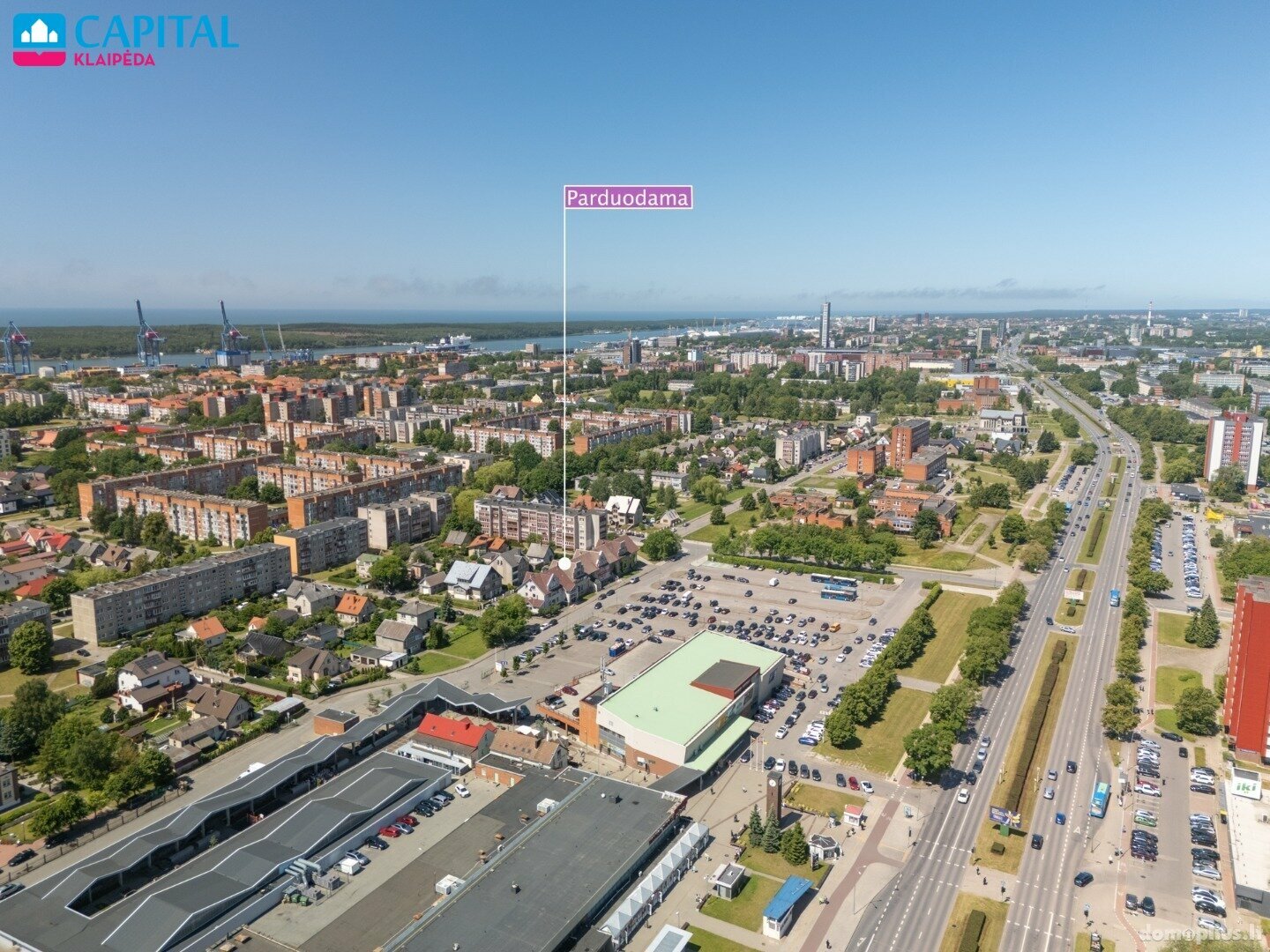 Parduodamas 4 kambarių butas Klaipėdoje, Poilsio, Jūreivių g.
