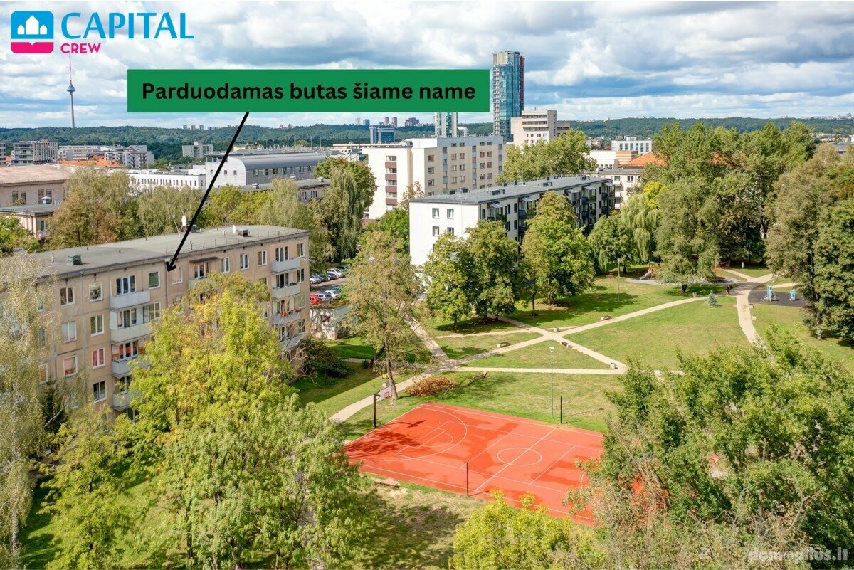 Parduodamas 2 kambarių butas Vilniuje, Naujamiestyje, Birželio 23-iosios g.