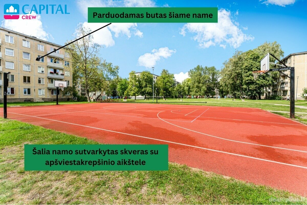 Parduodamas 2 kambarių butas Vilniuje, Naujamiestyje, Birželio 23-iosios g.