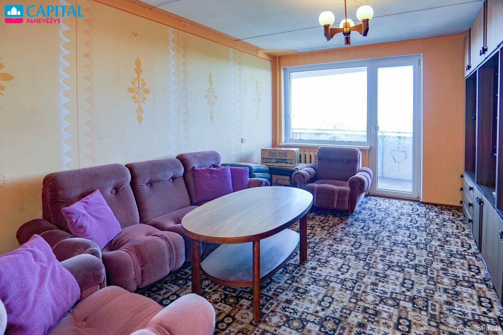 3 rooms apartment for sell Panevėžyje, Centre, Beržų g.