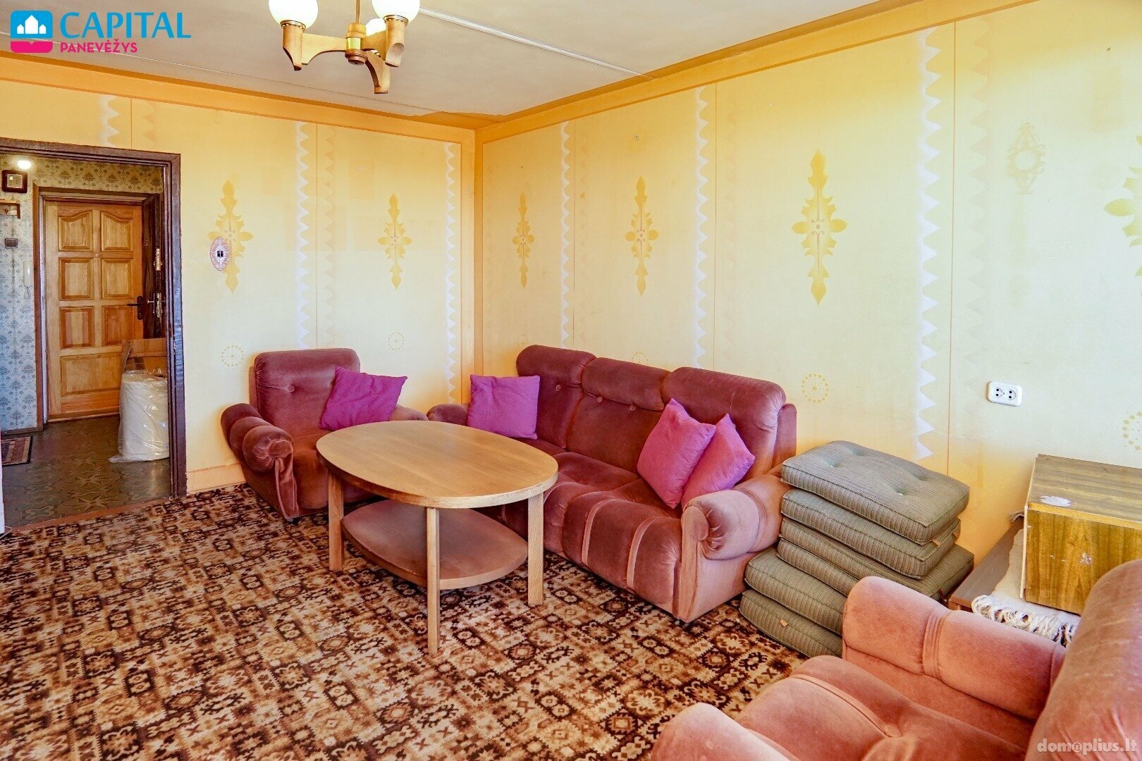 3 rooms apartment for sell Panevėžyje, Centre, Beržų g.