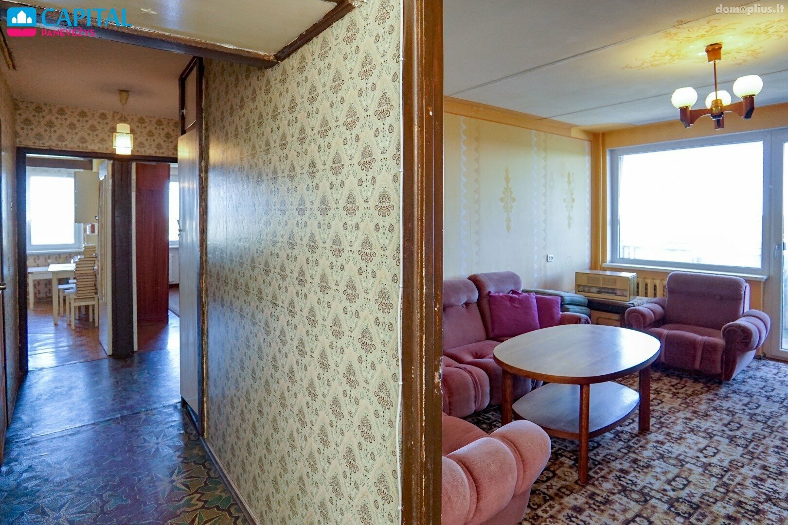 3 rooms apartment for sell Panevėžyje, Centre, Beržų g.
